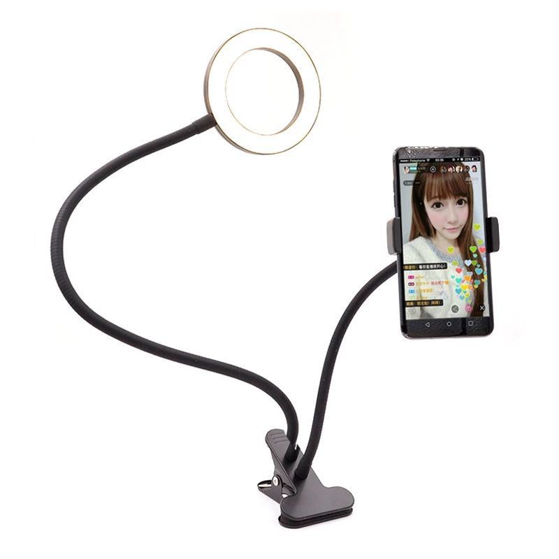 Đèn Led Mini Kẹp Bàn Làm Nail, Nối Mi ,Phun Xăm 2 Chế Độ Sáng