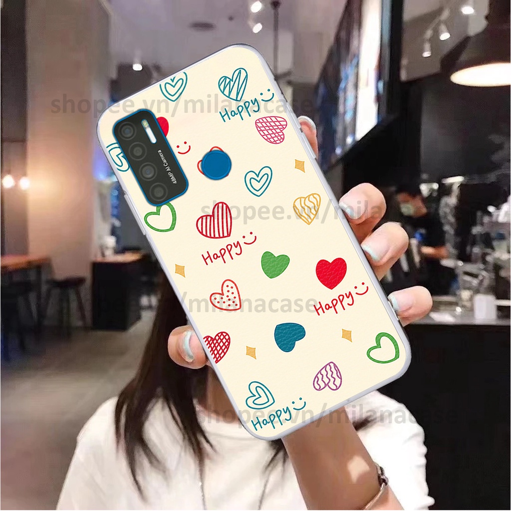 Ốp Vsmart Star 5 / Joy 4 / Live 4 in hình caro trái tim siêu đẹp, siêu nét đầy phong cách cá tính