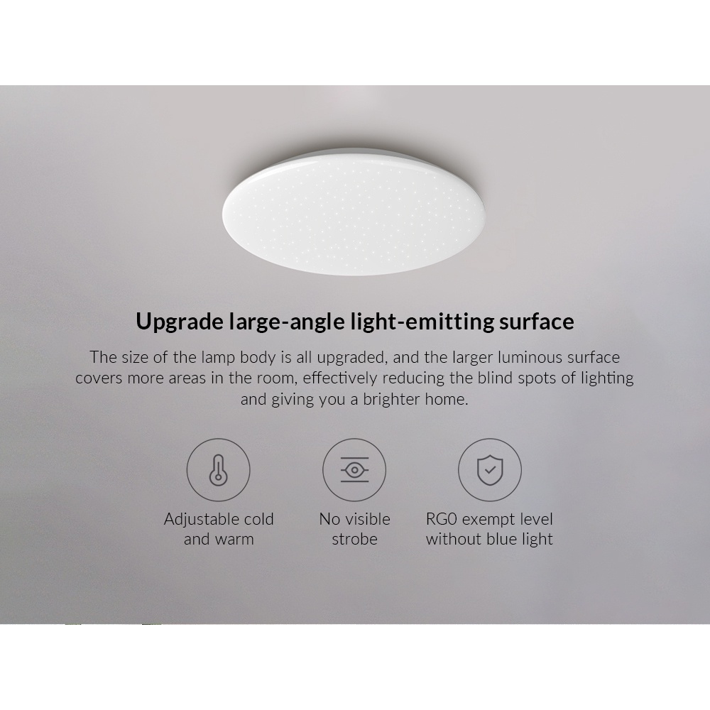 Đèn trần thông minh Yeelight 450C / 550C Starry phiên bản ánh sao - Hỗ trợ Apple Homekit - Điều khiển bằng app