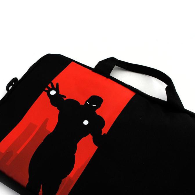 Túi Đựng Laptop 14 Inch In Hình Iron Man Marvel Độc Đáo