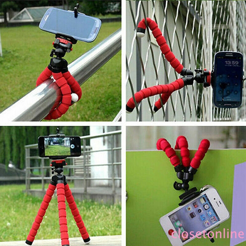 COD Adjustable Mini Stand Bracket Flexible Tripod Stand for Camera DSLR DV with FREE Phone CL