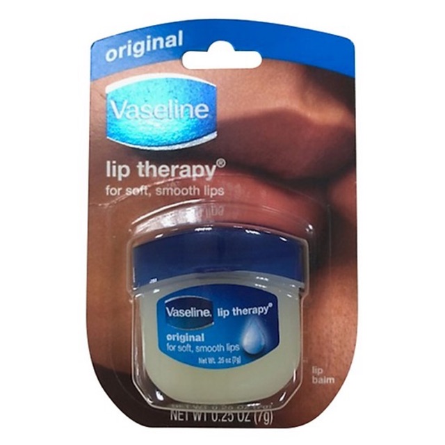 SÁP DƯỠNG MÔI VASELINE LIP ORIGINAL (MỸ) 7G