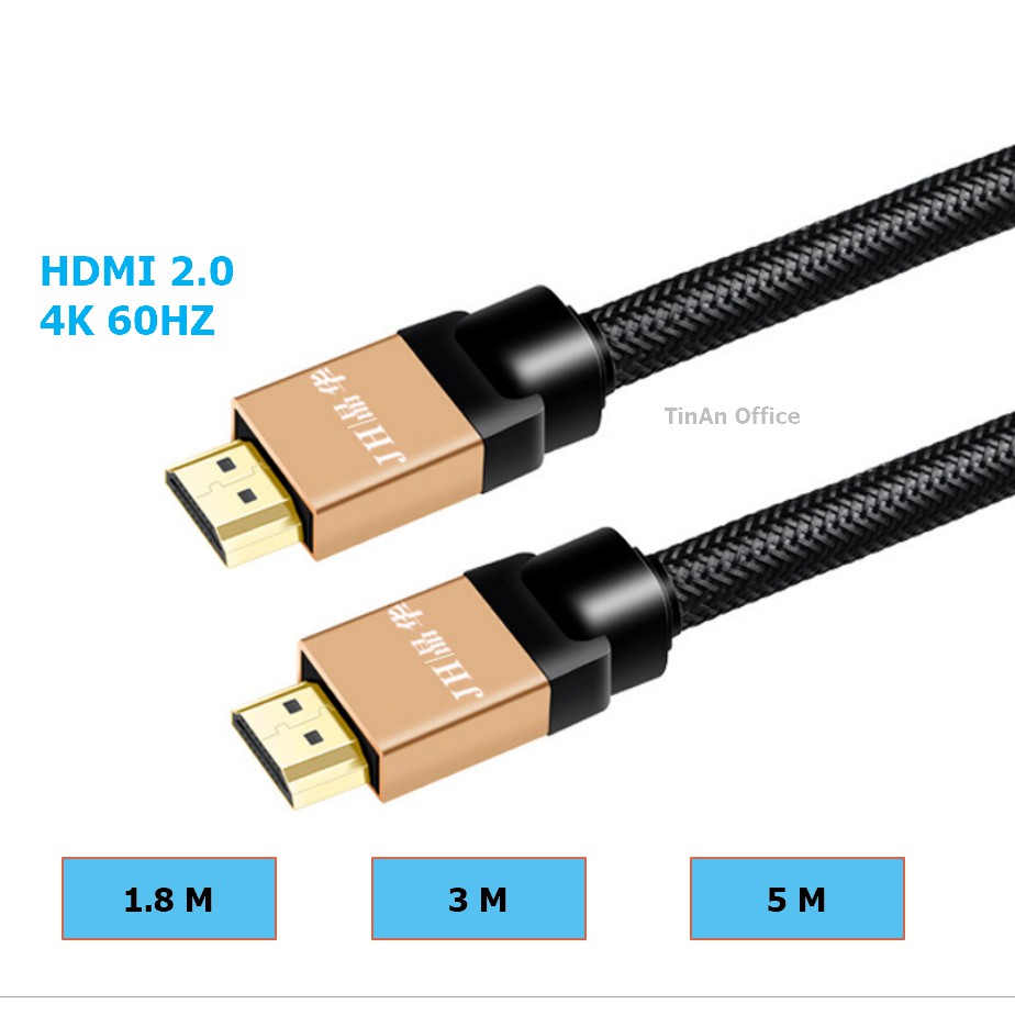 Dây Cáp HDMI 1.8m,3m,5m tivi, chơi game, máy chiếu, chuẩn full HD, HDMI 2.0