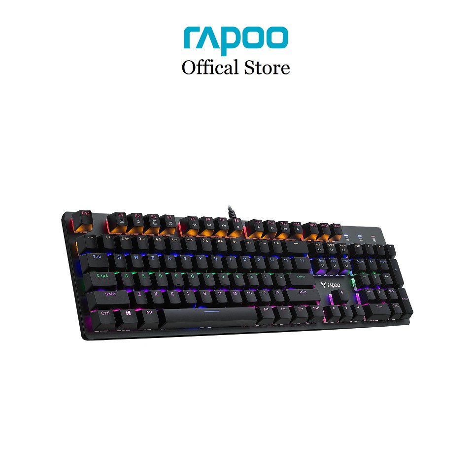 Bàn Phím Cơ Gaming Rapoo V500SE Blue Switch - Hàng Chính Hãng - Bảo Hành 24 Tháng