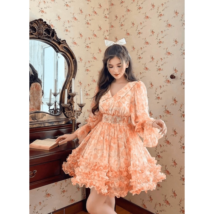 ĐẦM VOAN CỰC XINH UP thoi trang shop valentina