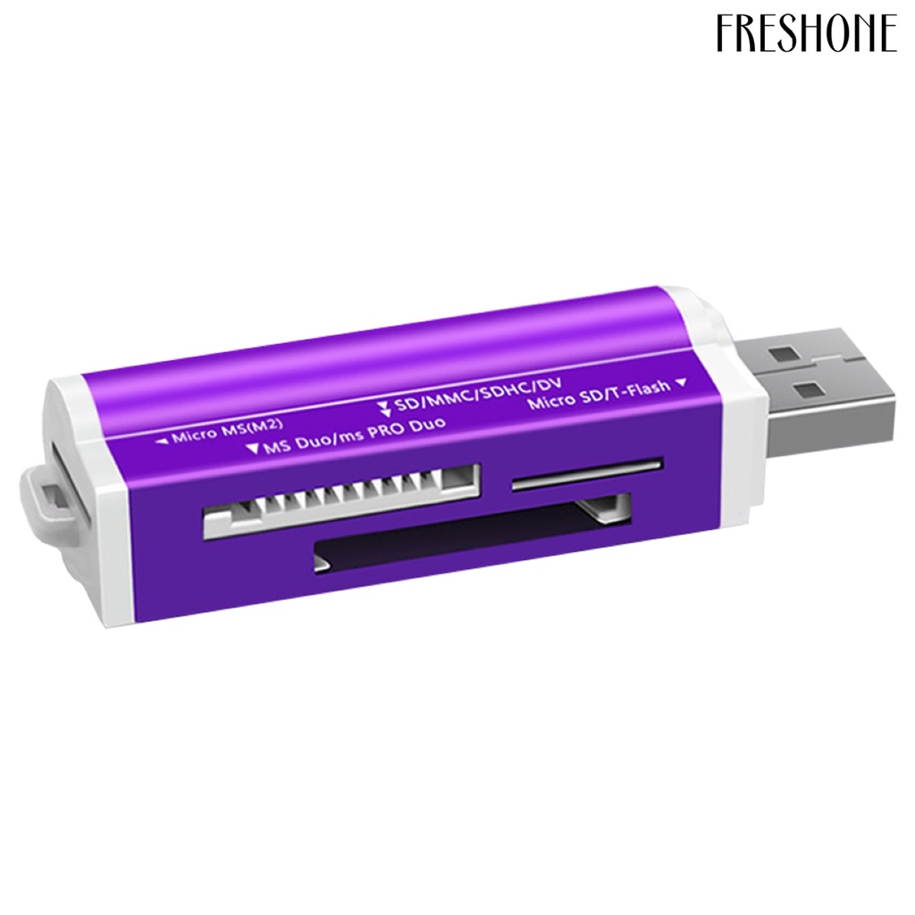 Đầu Đọc Thẻ Nhớ Usb Tf / Micro-Sd / Ms / M2 4 Trong 1 Cho Máy Tính | BigBuy360 - bigbuy360.vn