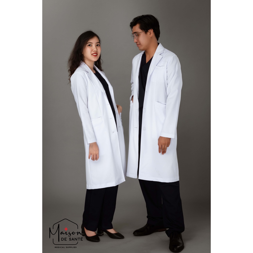 Áo Blouse Nữ Thời Trang Tay Dài Cao Cấp - Đồng Phục Bác Sĩ, Dược Sĩ - ESMÉE Maison de Santé