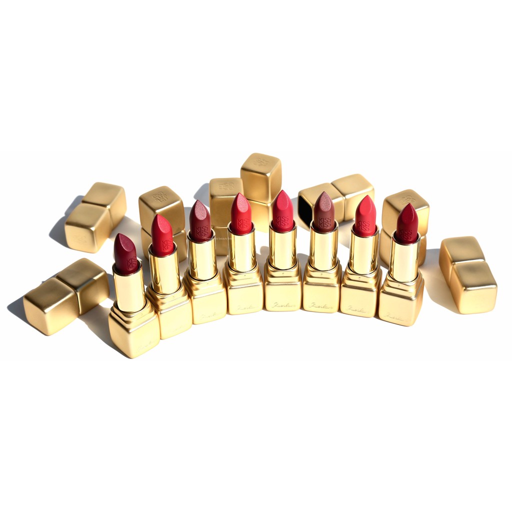 Son Guerlain Kiss Kiss Matte M330 Spicy Burgundy 3.5g Hàng Chuẩn 100%