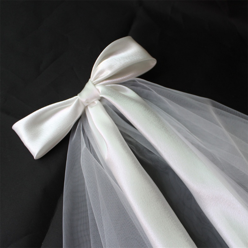 Mạng Che Mặt 2 Tầng Kèm Lược Cho Cô Dâu