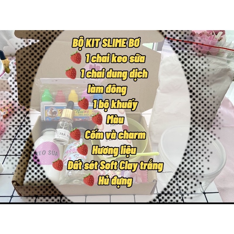 Bộ Kit Slime Bơ  + HDSD