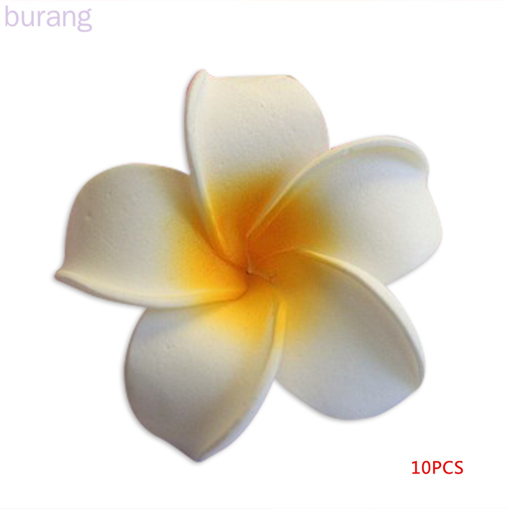 Set 10 bông hoa sứ giả 9cm sống động dùng trang trí tiệc cưới