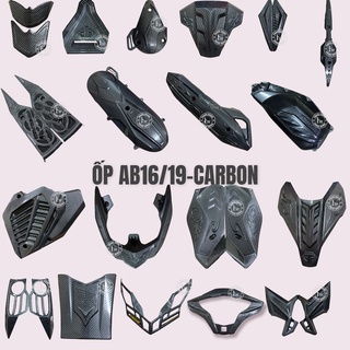 Phụ Kiện xe Airblade 2016-2019 _Carbon_đồ chơi trang trí xe máy OCB-AB16