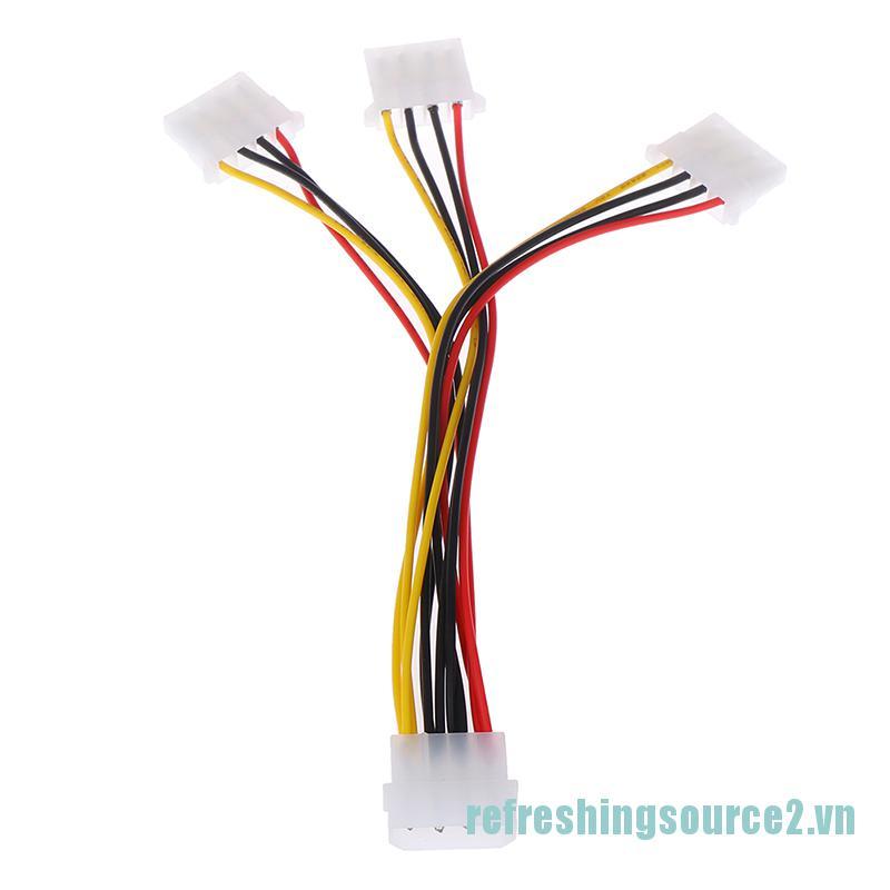 Cáp Chia Nguồn Cx 4 Pin Ide 1-to-3 Molex Ide Female