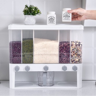 Thùng đựng gạo Koichi Thùng đựng ngũ cốc và gạo cao cấp, thông minh đa chức năng dành cho mọi gia đình