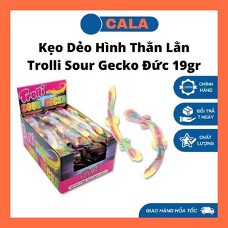Kẹo dẻo hình thằn lằn trolli sour gecko đức 19gr