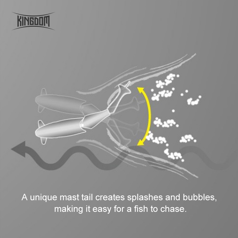Mồi Câu Cá Nhân Tạo Kingdom 9503 Mắt 3d Chân Thực Chất Liệu Abs
