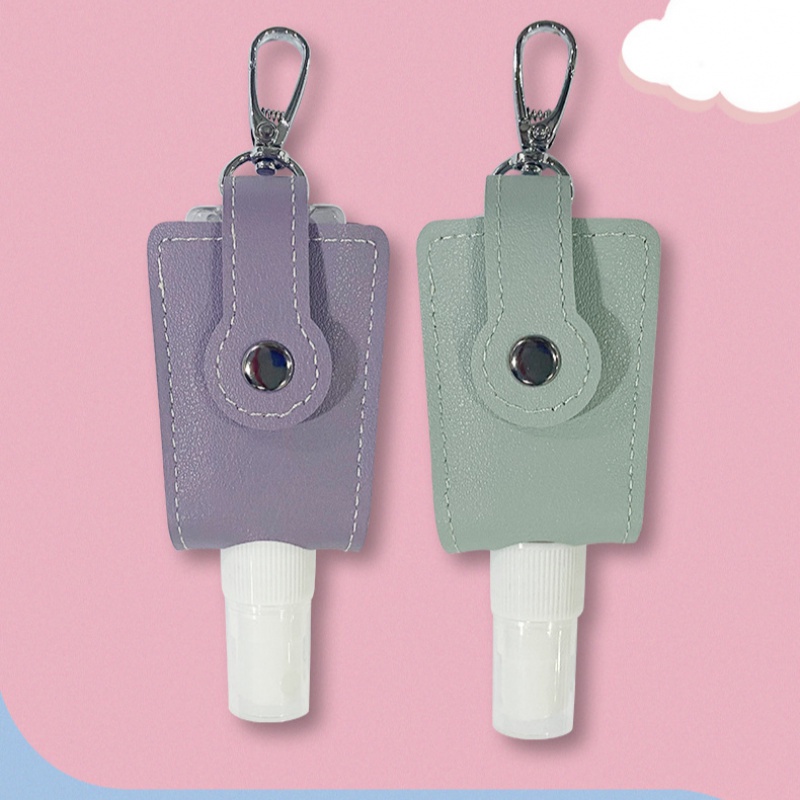 Chai Xịt Cồn Khử Trùng Bằng Da Dạng Lỏng Sử Dụng Một Lần Có Móc Khóa Tiện Lợi Cho Du Lịch