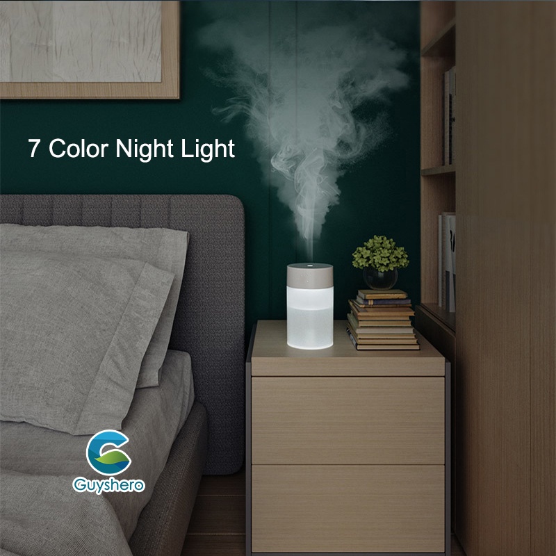 Máy Tạo Độ Ẩm Không Khí Có Đèn Led 7 Màu Sắc