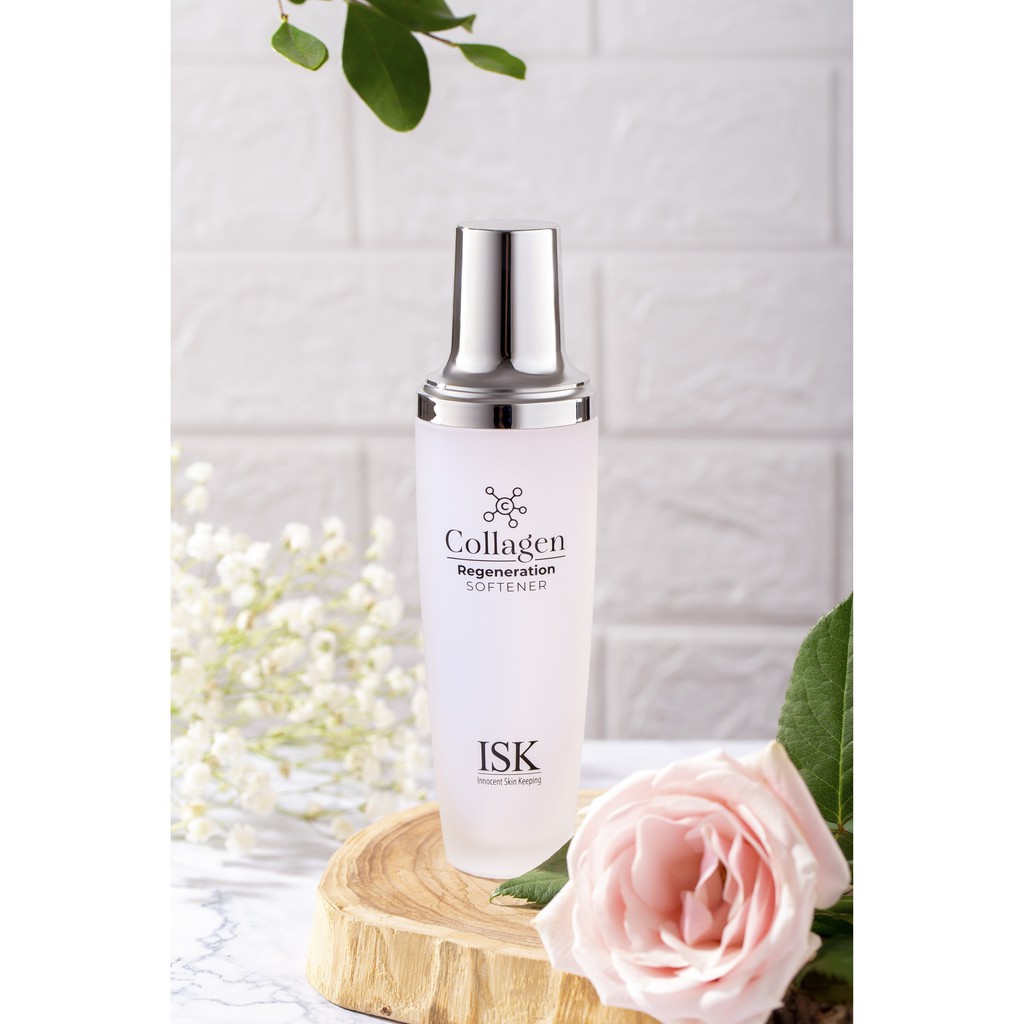 Nước hoa hồng săn chắc và làm trắng da ISK Collagen Regeneration Softner 130ml - Hàn Quốc Chính Hãng