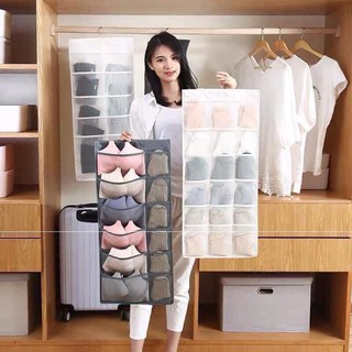 Túi treo đồ đa năng 2 mặt 30 ô giúp tiết kiệm diện tích cho tủ quần áo