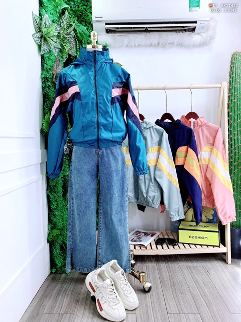 🎆𝐃𝐮̀ 𝟐 𝐋𝐨̛́𝐩🎆 BAC Áo Khoác Dù QC Phối Sọc Cánh Dơi (Kèm Video, Hình Thật) | BigBuy360 - bigbuy360.vn