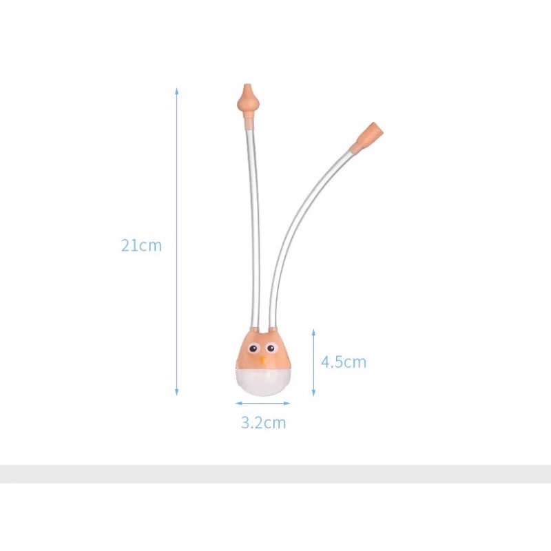Dụng cụ hút mũi bằng silicone an toàn cho bé sơ sinh