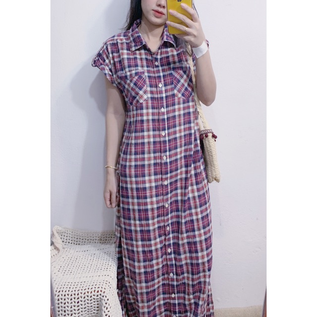 Áo đầm dài hàn quốc