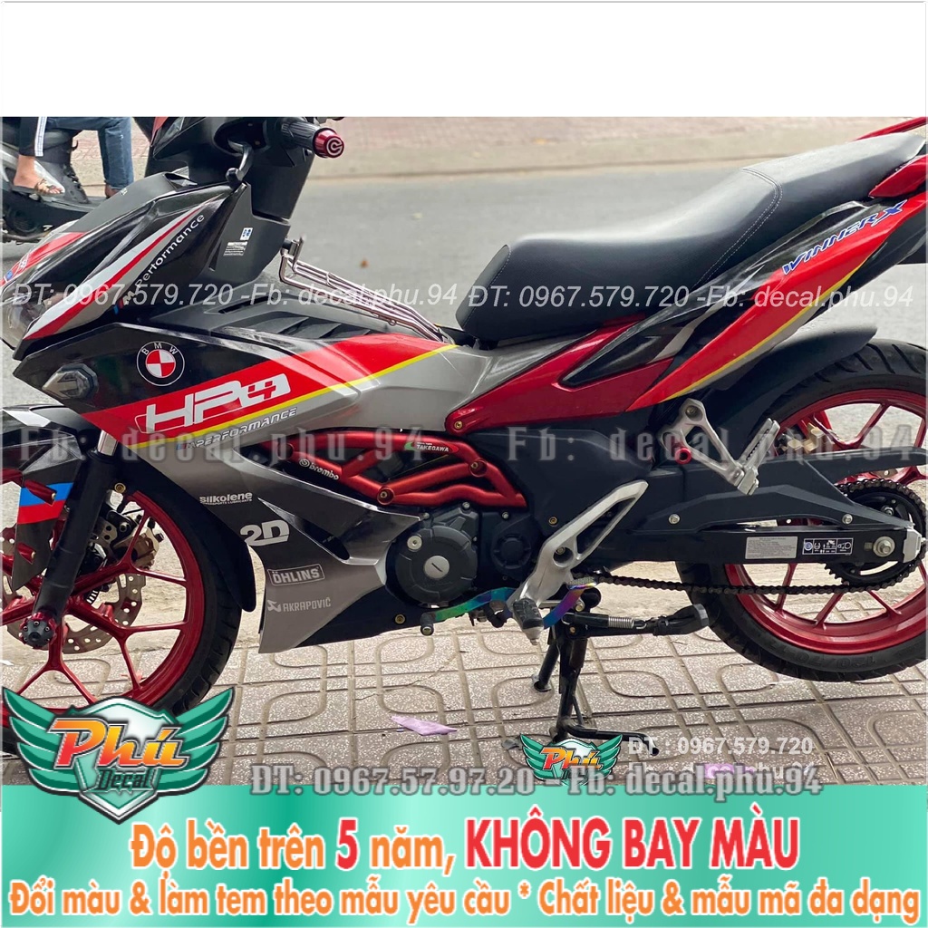 Tem Rời Winner HP4 đỏ đen bạc (K) -1