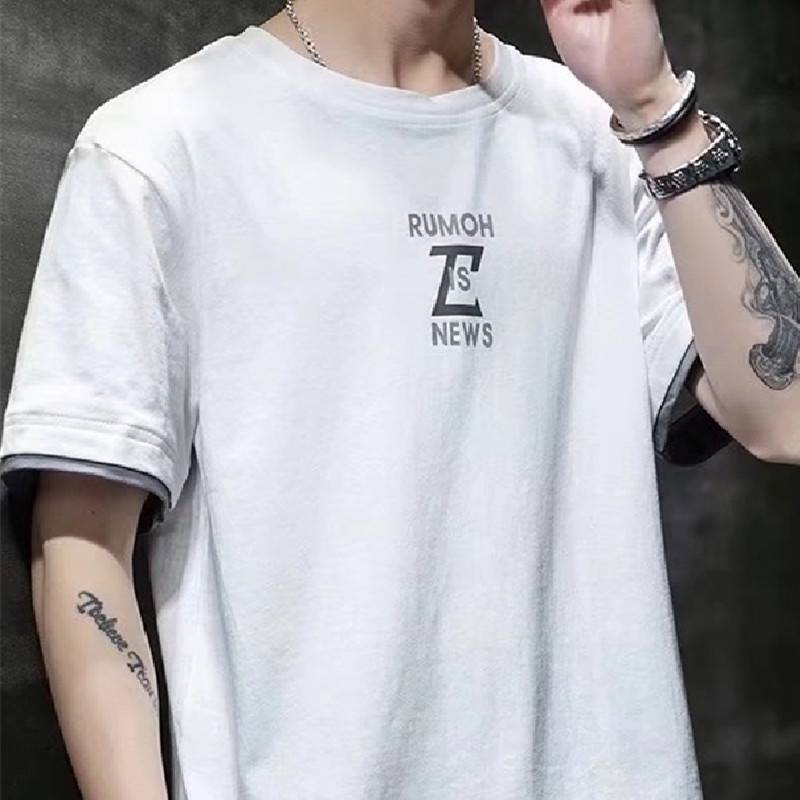 Áo Thun Tay Ngắn Thời Trang Hàn Quốc Cho Nam Size M-3XL