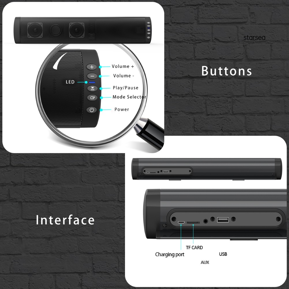 Loa Bluetooth Treo Tường Bs-41A