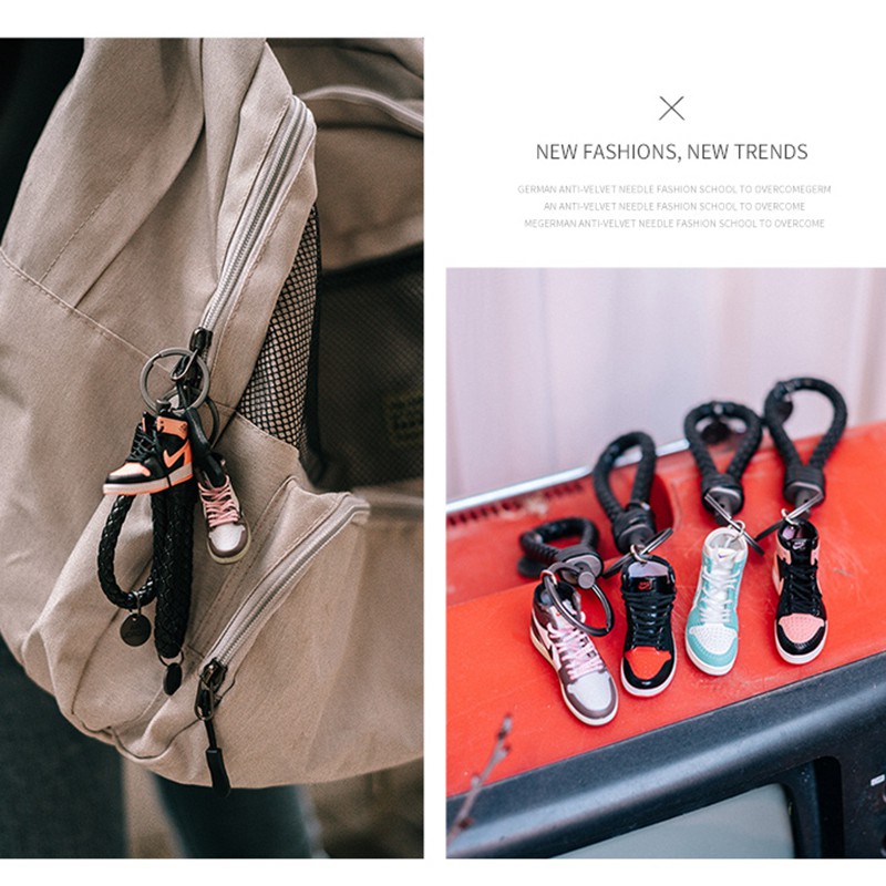 Móc Khóa Giày Jordan -  Móc Khóa Giày Sneaker Mini