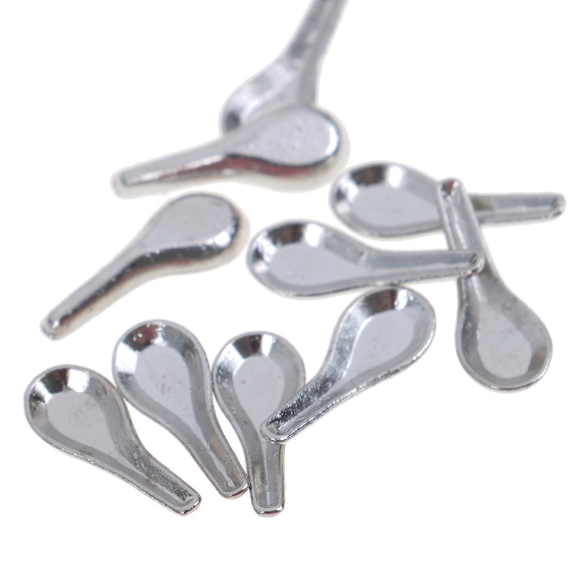 Bộ 10 Muỗng Súp Mini Tỉ Lệ 1: 12 Trang Trí Nhà Búp Bê