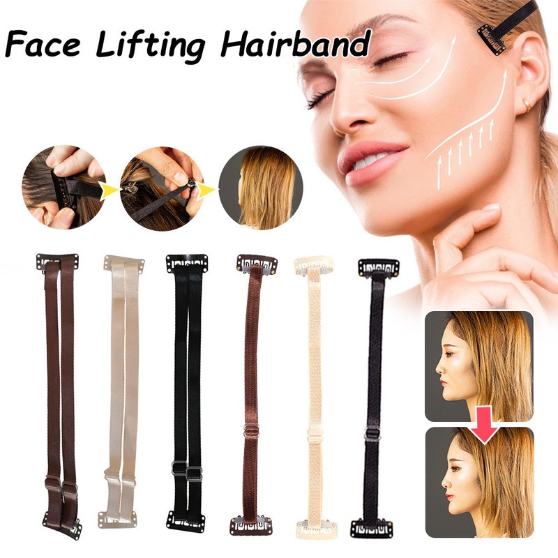 1 Băng Đô Nylon Nâng Cơ Mặt Loại Bỏ Nếp Nhăn Cho Mặt