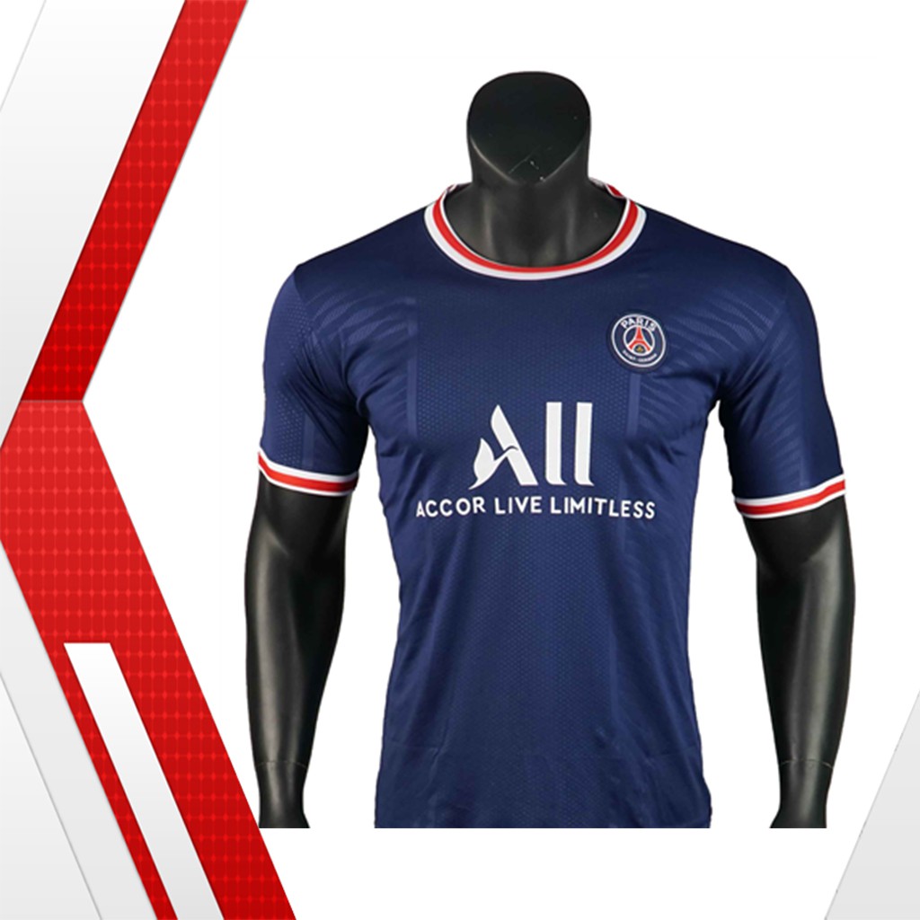 Áo đá banh CLB Barcalona, Real , Alectico madrid, PSG-- Vải thun lạnh, mặc thoáng mát, hút mồ hôi