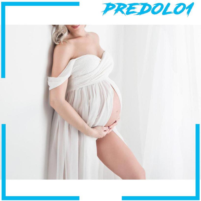 Đầm Maxi Trễ Vai Cho Bà Bầu (Predolo1)