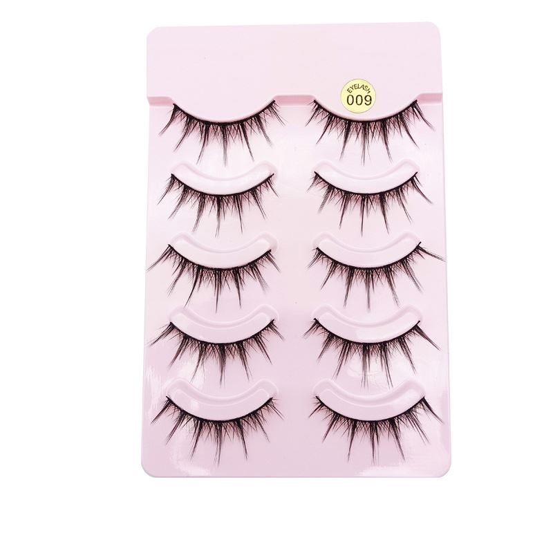 Bộ 5 Cặp Lông Mi Giả 3D Mềm Mại Tự Nhiên Dành Cho Trang Điểm