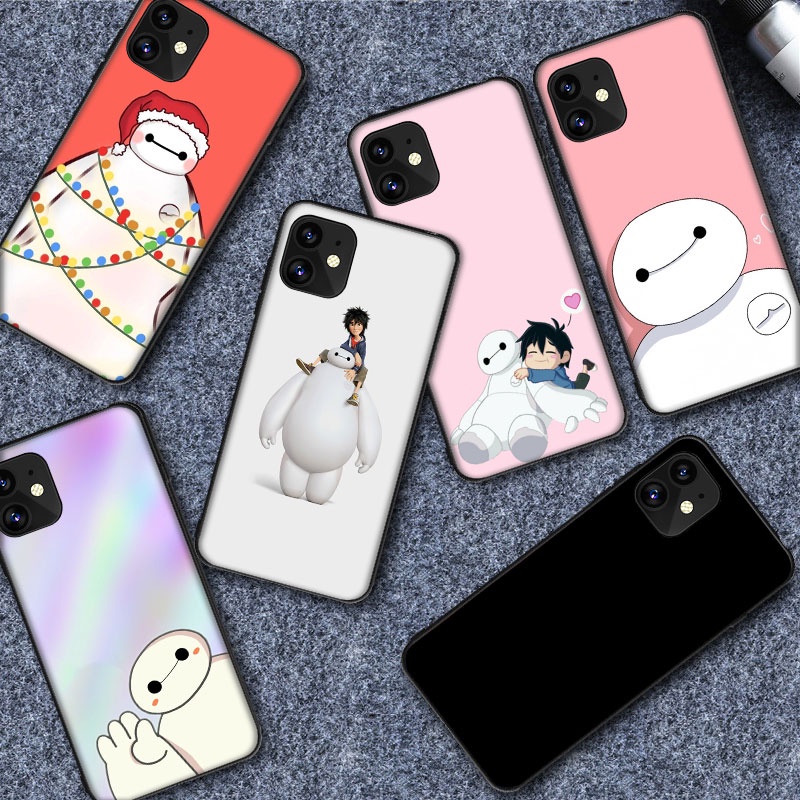 Ốp Điện Thoại In Hình Baymax Big Hero Cho iPhone 11 XR XS 5 5S 6 6S 7 / 8 / SE 2020 Plus