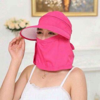 Mũ chống nắng kèm khẩu trang