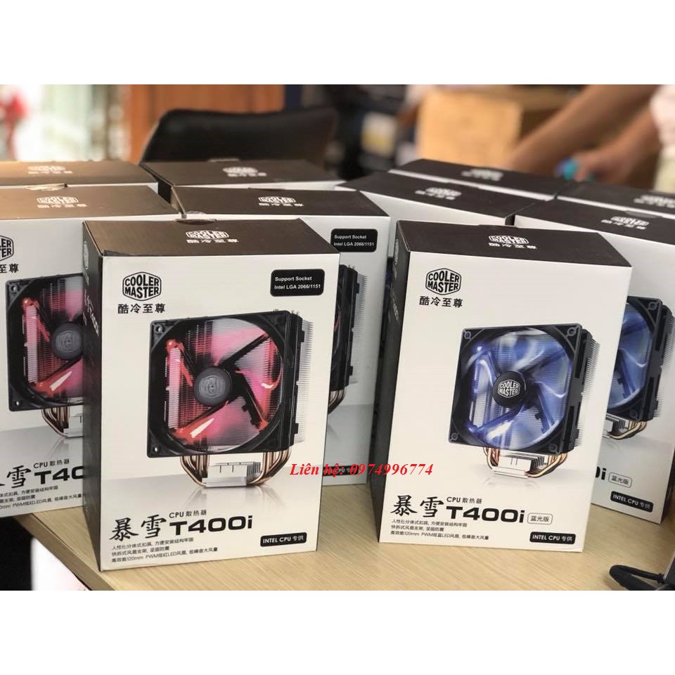 SIÊU RẺ]TẢN NHIỆT CPU COOLER MASTER T400I