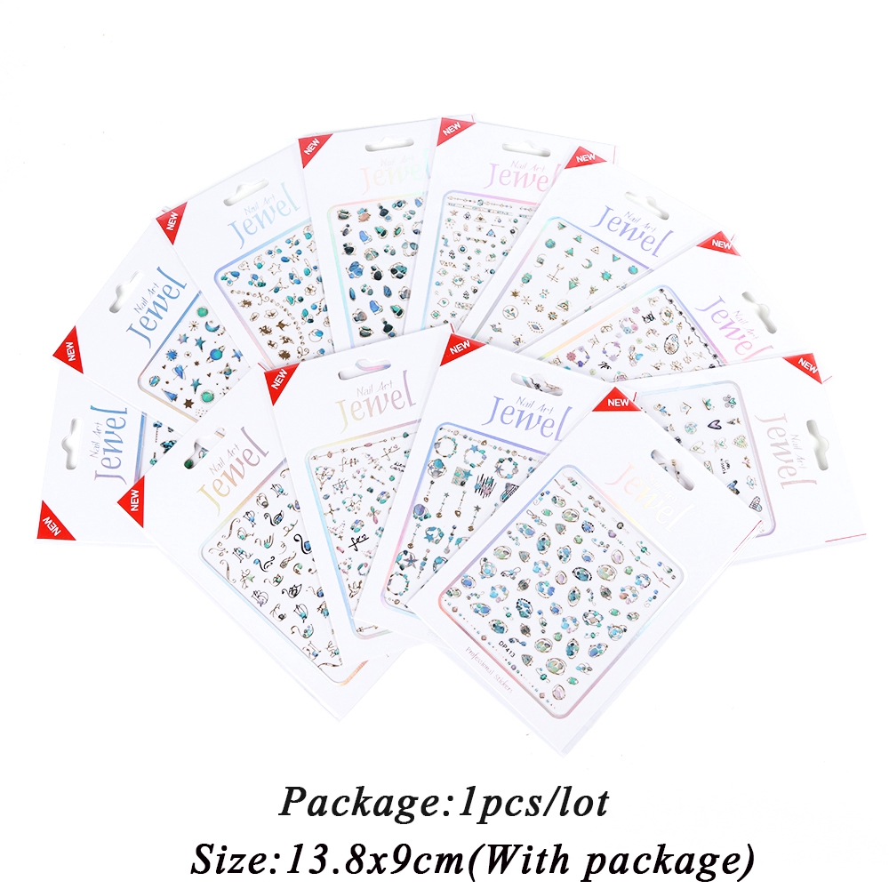 [Hàng mới về] Miếng dán trang trí móng tay lấp lánh