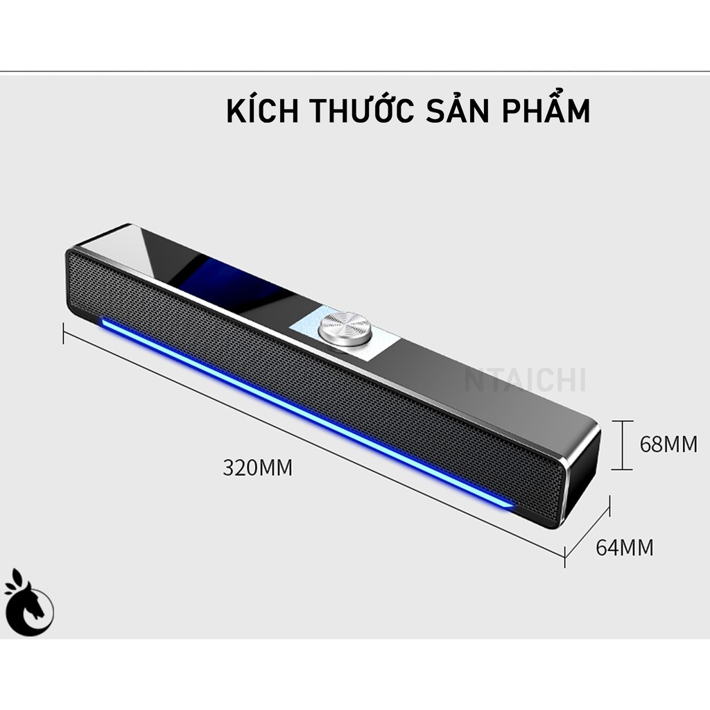 Loa Soundbar Stereo SADA V-196 PLUS ( Phiên bản cao cấp ) ,Công nghệ DSP , Bluetooth 5.0 , 04 Speaker Siêu trầm