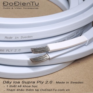 Dây loa Supra Ply 2.0 - Made in Sweden