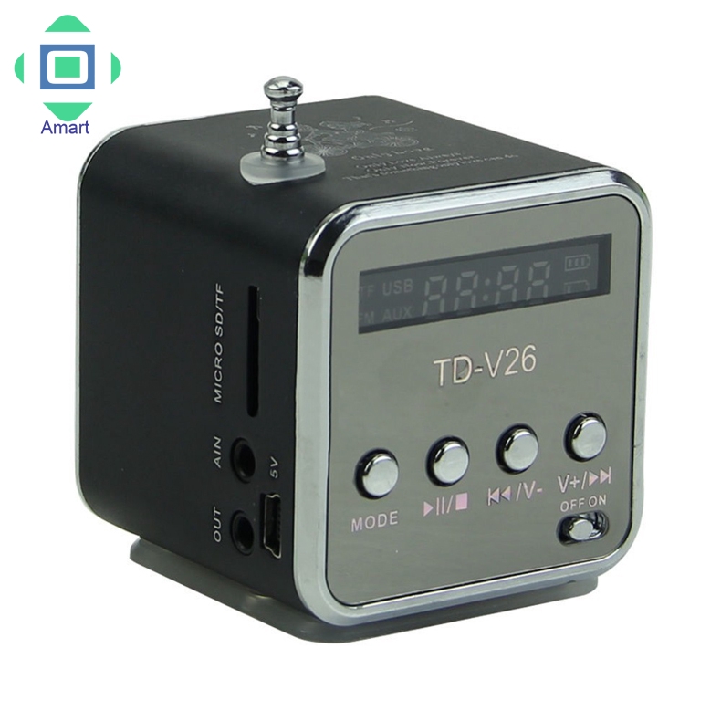 Loa Bluetooth hỗ trợ nghe đài FM và khe cắm thẻ TF SD đa năng tiện dụng