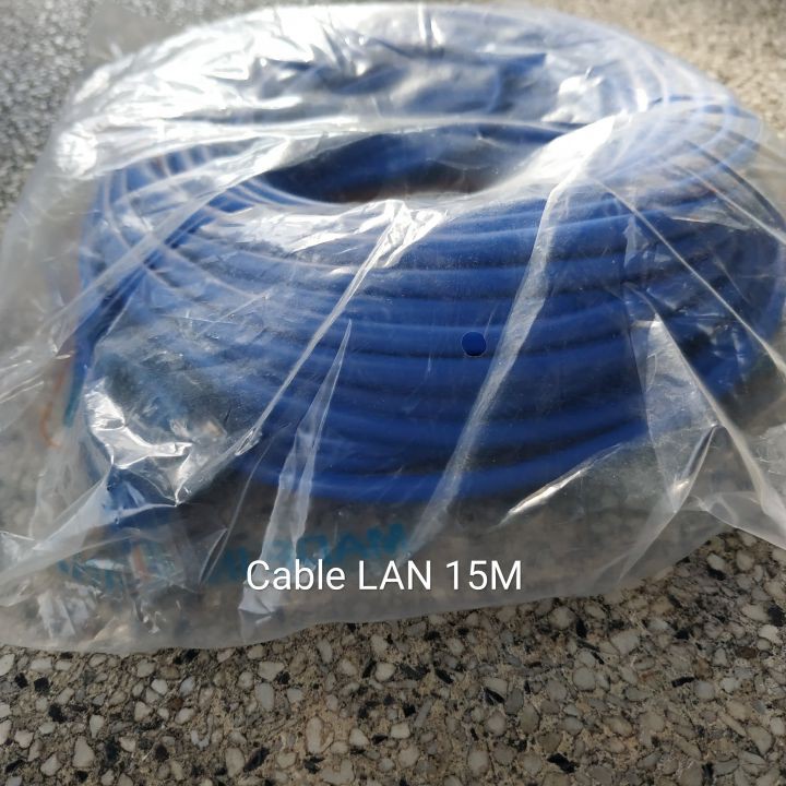 Cáp mạng LAN bấm sẵn 2 đầu RJ45 dài 15m - Cáp internet