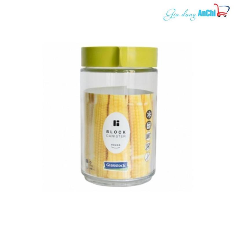Hũ đựng thủy tinh tròn 600ml GLASSLOCK IP608