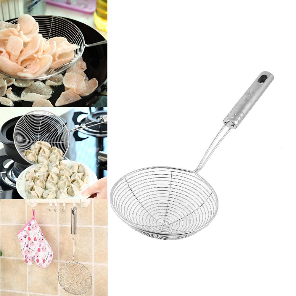 CONOPERY Rây lọc kích thước 15x34cm chất liệu inox tiện dụng cho nhà bếp