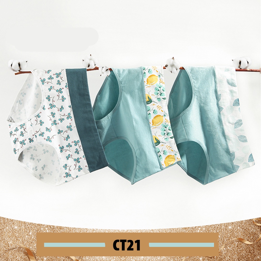 Quần lót nữ cotton cao cấp bigsize cỡ lớn XL, XXL cho 60kg đến 90kg CT21