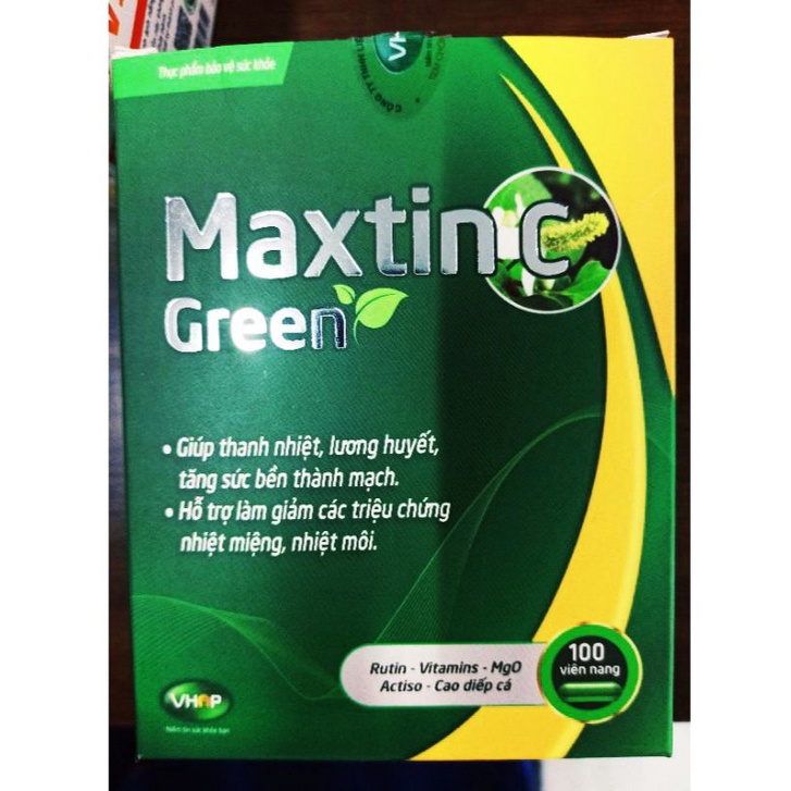 Maxtin C green xua tan nỗi lo nhiệt miệng