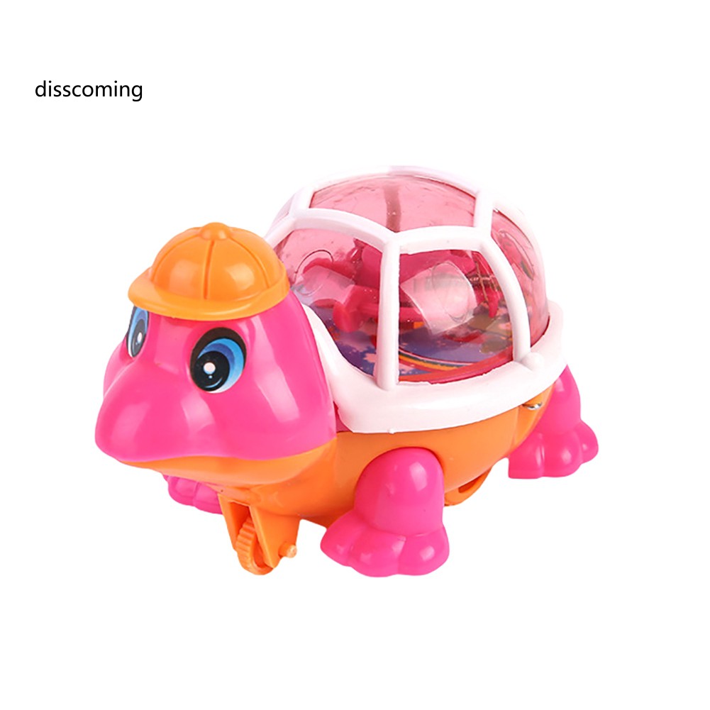 Đồ chơi lên dây cót hình rùa có đèn LED phát sáng