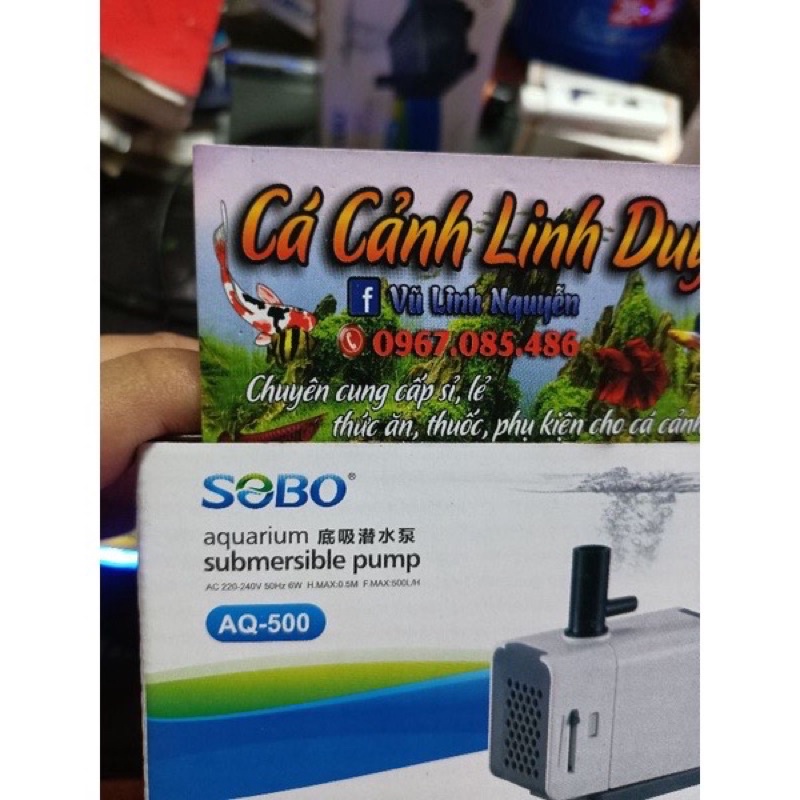 MÁY BƠM HỒ CÁ SOBO